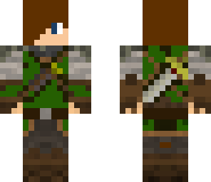 teen clad in warrior armour