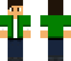 guy in green jacket