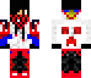 red and white