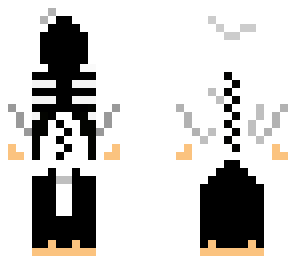 reaper hoodie minecraft skin 2