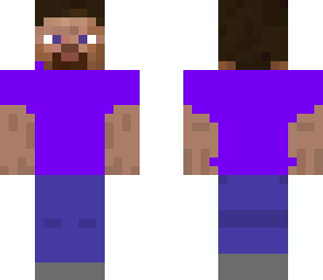 purple shirt steve