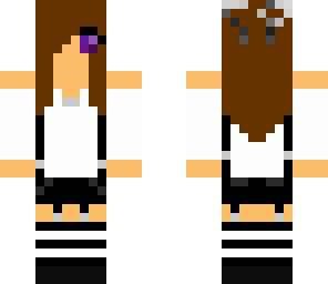 girl with overalls