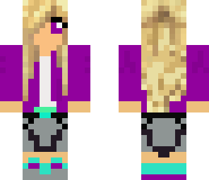 purple girl
