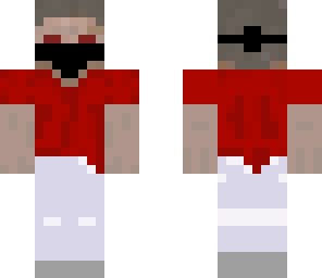evil steve with mask