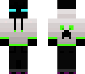 epic enderman with hoodie