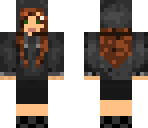 girl with a hoodie