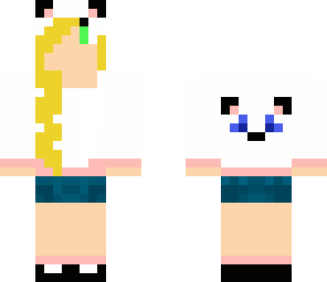 blonde panda gurl