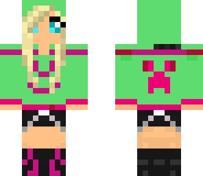 smiley and creeper hoddie