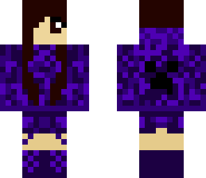 girl with purple hoddie