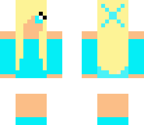 blue girl