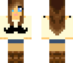 mustache girl