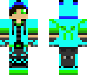 the panda boy in blu hoodie