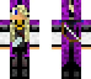 purple archer girl