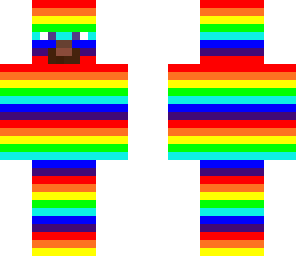 rainbow camo steve