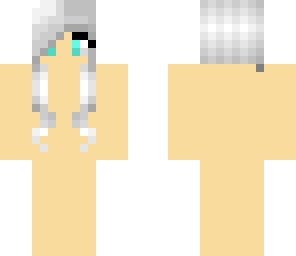 silver hair girl base