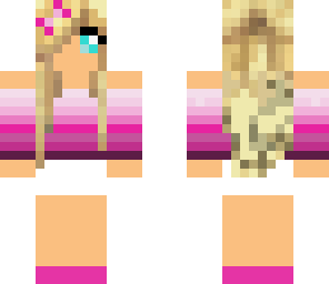 purple or pink blondie