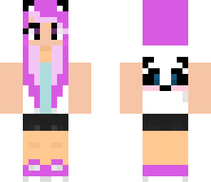 edited panda girl