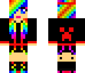 rainbow girl