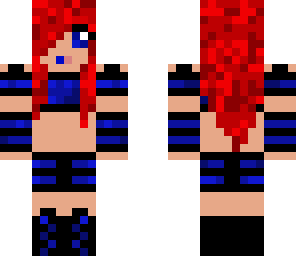 blue dj girl