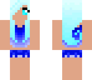 blue girl