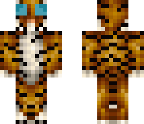 tiger with goggles