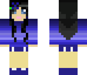 edited cute blue girl