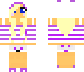 cute panda girl purple