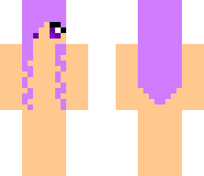 purple cute girl template