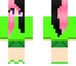 cool green girl