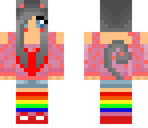 valentine nyan cat girl