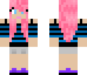 pink haired girl 2