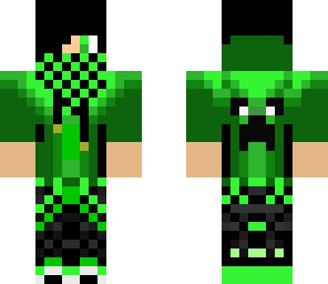 creeper boy with hood and headphones