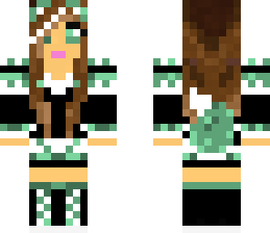 mint fox girl