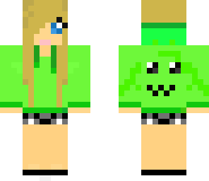 edit hair cool girl green 2