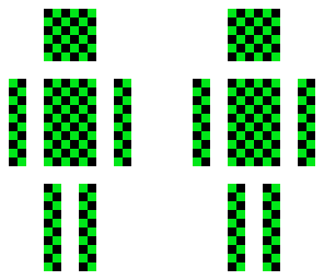 checker green black
