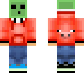 slime with hoodie