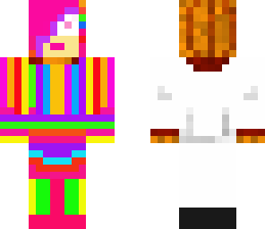 rainbow puff girl