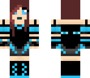 blue headset girl
