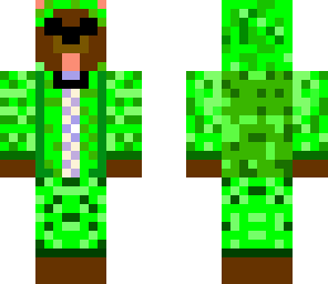 bear in a creeper suit