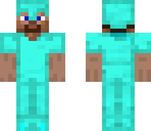 steve in diamond armor