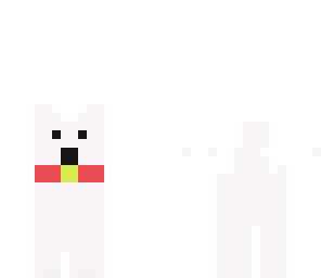white dog