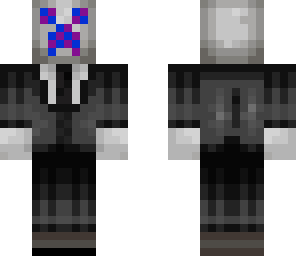 purple and blue creeper slender man