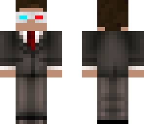 3d glasses in a suit