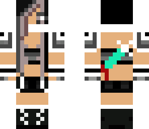 cute black an white warrior