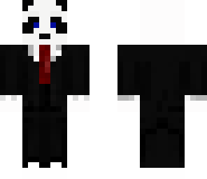 panda in suit