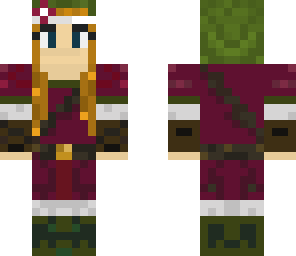 link girl purple