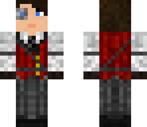 steampunk silver monocle