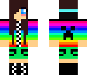 rainbow creeper girl