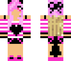 pink cat girl