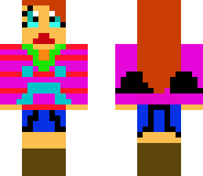 mustache creeper headphone girl